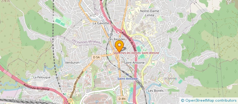 localisation de l'entreprise MONSIEUR CLAUDE GONZALES à MARSEILLE 15EME