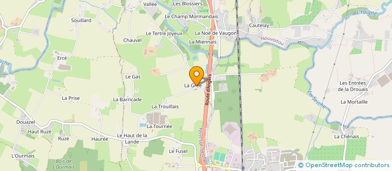 localisation de l'entreprise MONSIEUR CLAUDE GOUALIN  VERN-SUR-SEICHE