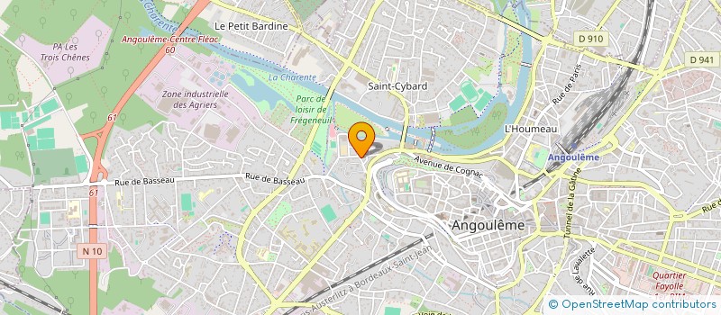 localisation de l'entreprise MONSIEUR CLAUDE GOUET à ANGOULEME