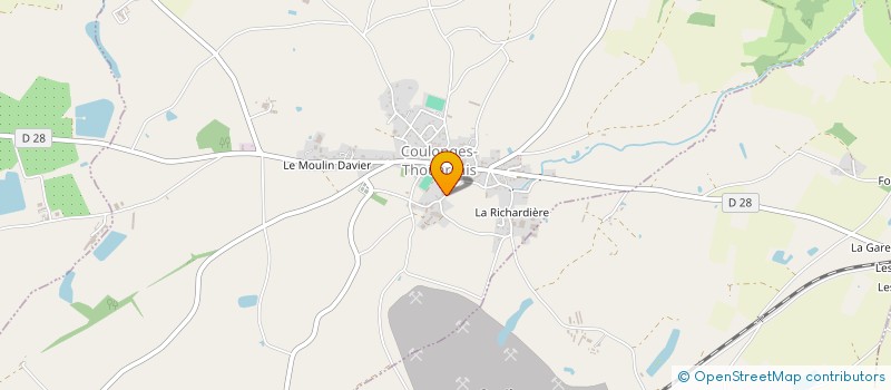 localisation de l'entreprise MONSIEUR CLAUDE GOUFFIE  COULONGES-THOUARSAIS