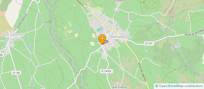localisation de l'entreprise MONSIEUR CLAUDE GOUJON à MONTPEYROUX