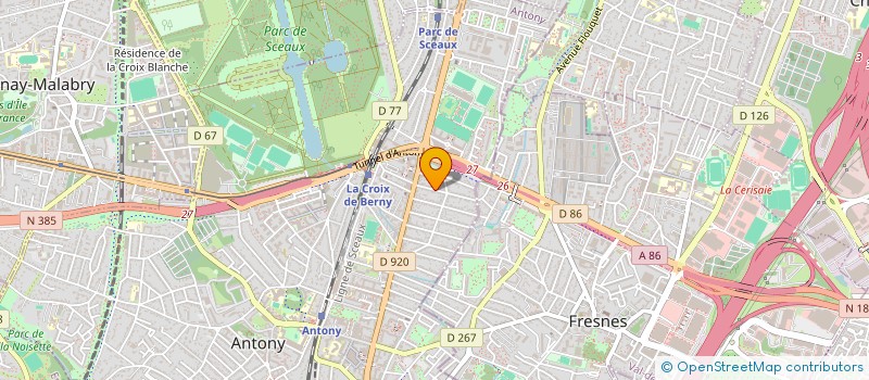 localisation de l'entreprise MONSIEUR CLAUDE GOURDON à ANTONY