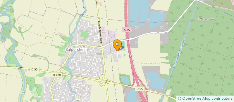 localisation de l'entreprise MONSIEUR CLAUDE GRAD  BALDERSHEIM