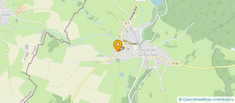 localisation de l'entreprise MONSIEUR CLAUDE GRANDJEAN  PASSAVANT-LA-ROCHERE