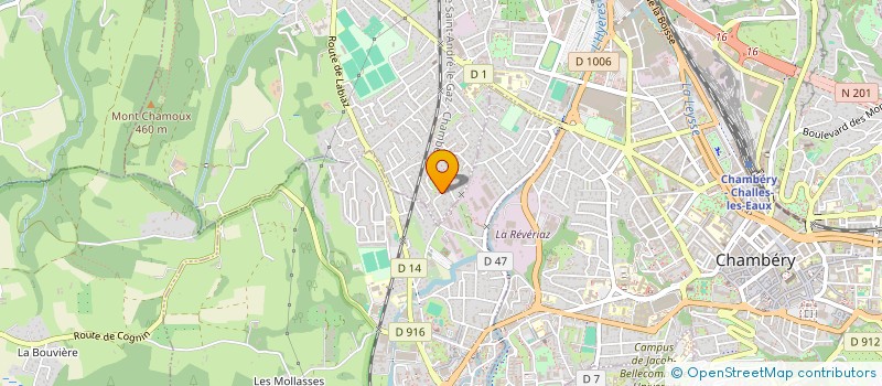 localisation de l'entreprise MONSIEUR CLAUDE GRANDJEAN  CHAMBERY