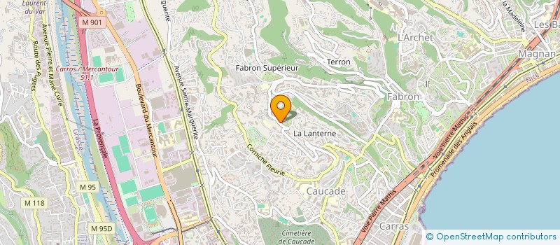 localisation de l'entreprise MONSIEUR CLAUDE GRARD  NICE