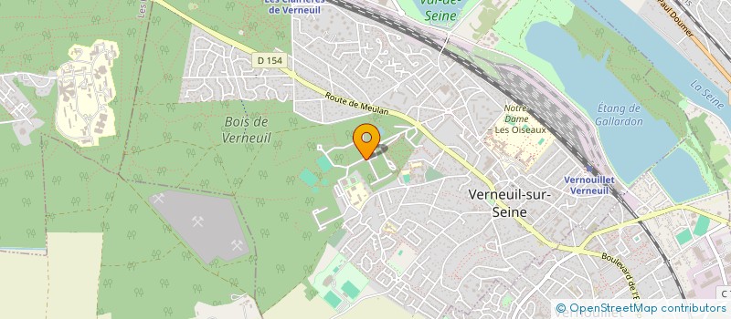 localisation de l'entreprise MONSIEUR CLAUDE GRAVELEAU à VERNEUIL-SUR-SEINE