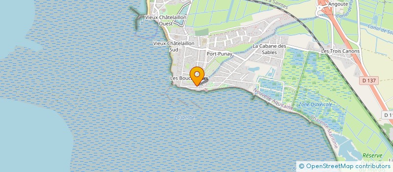 localisation de l'entreprise MONSIEUR CLAUDE GRAVOUIL à CHATELAILLON-PLAGE