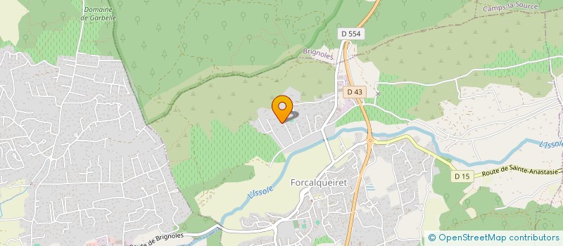 localisation de l'entreprise MONSIEUR CLAUDE GRIVEAU  FORCALQUEIRET