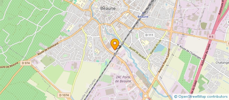 localisation de l'entreprise MONSIEUR CLAUDE GRIZOT à BEAUNE