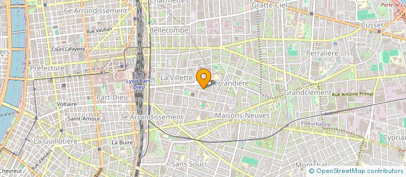 localisation de l'entreprise MONSIEUR CLAUDE GRONFIER  LYON