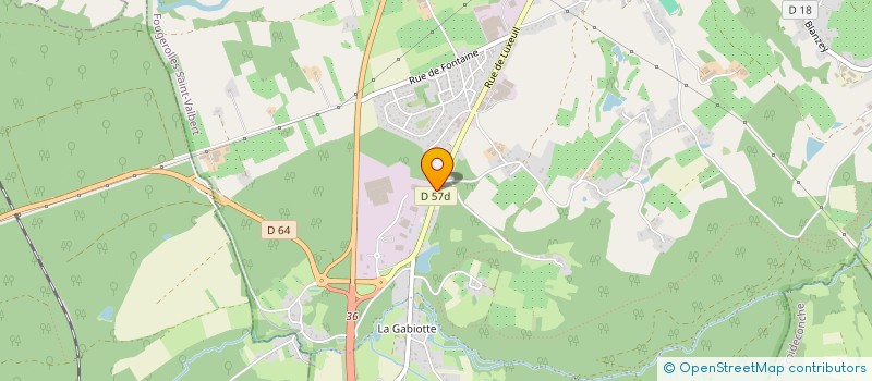 localisation de l'entreprise MONSIEUR CLAUDE GROSJEAN à FOUGEROLLES-SAINT-VALBERT