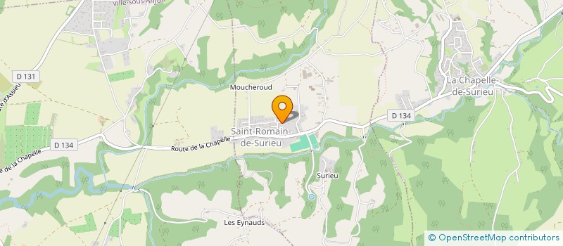 localisation de l'entreprise MONSIEUR CLAUDE GROSJEAN  SAINT-ROMAIN-DE-SURIEU