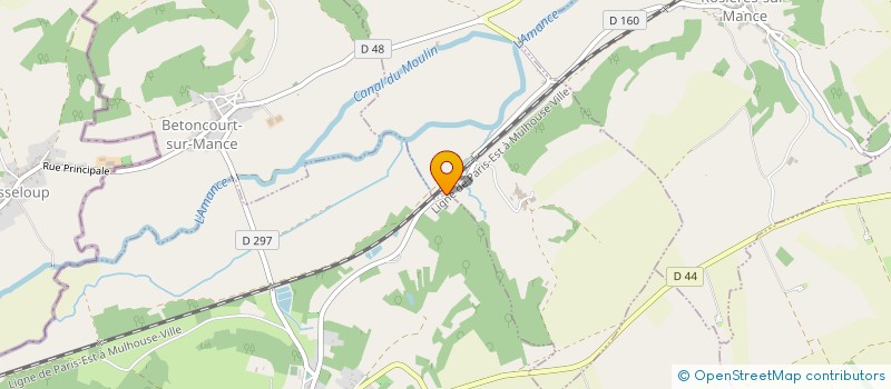 localisation de l'entreprise MONSIEUR CLAUDE GROSMAIRE  MONTIGNY-LES-CHERLIEU