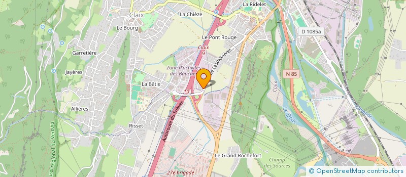 localisation de l'entreprise MONSIEUR CLAUDE GUAGLIATA  CLAIX