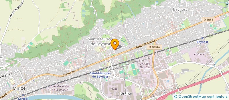 localisation de l'entreprise MONSIEUR CLAUDE GUAY  SAINT-MAURICE-DE-BEYNOST