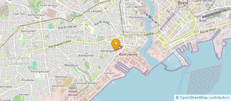 localisation de l'entreprise MONSIEUR CLAUDE GUENA à BREST
