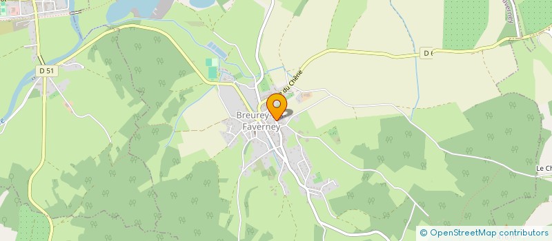 localisation de l'entreprise MONSIEUR CLAUDE GUENOT  BREUREY-LES-FAVERNEY