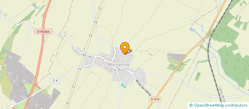 localisation de l'entreprise MONSIEUR CLAUDE GUENOT à MARSANNAY-LE-BOIS