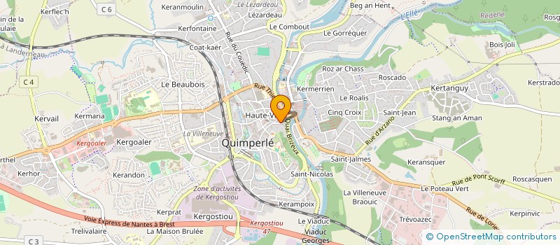 localisation de l'entreprise MONSIEUR CLAUDE GUERIN  REDENE