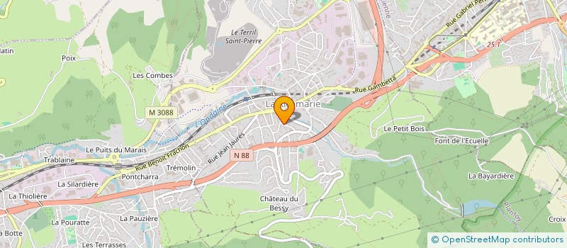 localisation de l'entreprise MONSIEUR CLAUDE GUICHARD à LA RICAMARIE