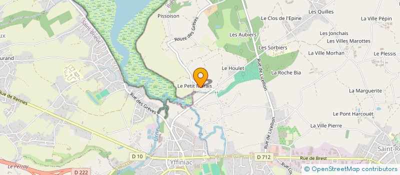 localisation de l'entreprise MONSIEUR CLAUDE GUIDARD  YFFINIAC