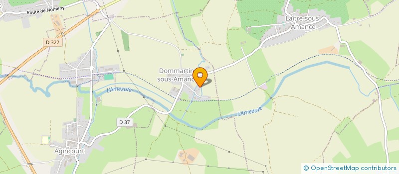 localisation de l'entreprise MONSIEUR CLAUDE GUIDON  DOMMARTIN-SOUS-AMANCE