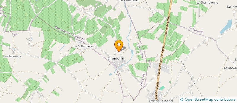 localisation de l'entreprise MONSIEUR CLAUDE GUIGNARD  MEUSNES