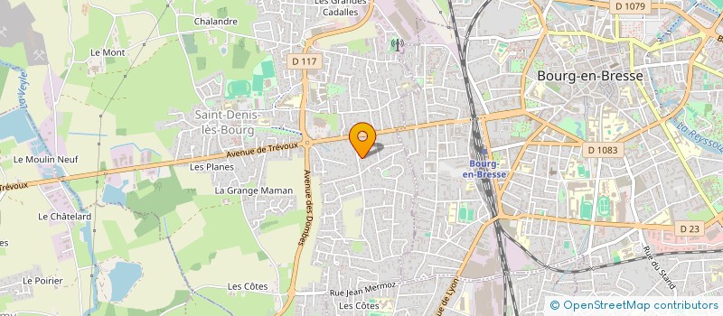 localisation de l'entreprise MONSIEUR CLAUDE GUIGUE à SAINT-DENIS-LES-BOURG