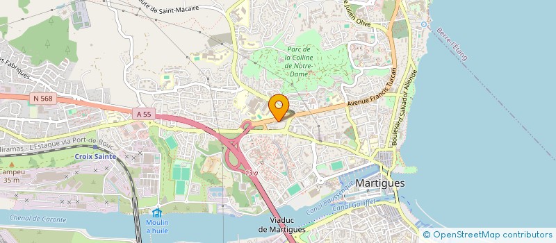 localisation de l'entreprise MONSIEUR CLAUDE GUILLARDEAU  ISTRES