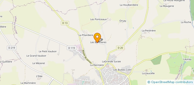localisation de l'entreprise MONSIEUR CLAUDE GUILLE à VILLAINES-LA-JUHEL