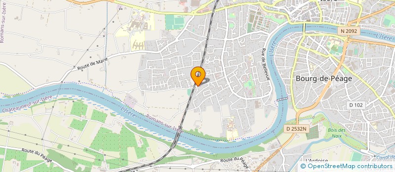 localisation de l'entreprise MONSIEUR CLAUDE GUILLEMINOT à ROMANS-SUR-ISERE