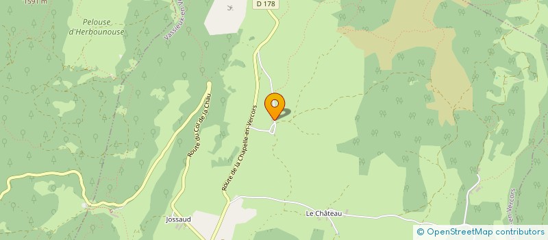 localisation de l'entreprise MONSIEUR CLAUDE GUILLERMIER  VASSIEUX-EN-VERCORS