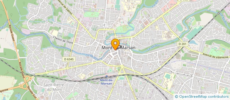 localisation de l'entreprise MONSIEUR CLAUDE GUILPIN  MONT-DE-MARSAN
