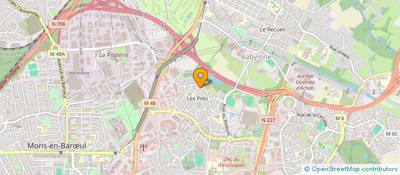 localisation de l'entreprise MONSIEUR CLAUDE GUINCHARD à VILLENEUVE-D'ASCQ