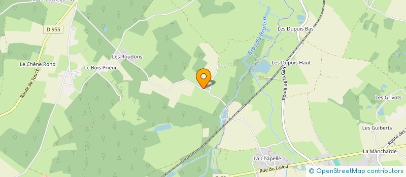 localisation de l'entreprise MONSIEUR CLAUDE GUITARD  SAINTS-EN-PUISAYE