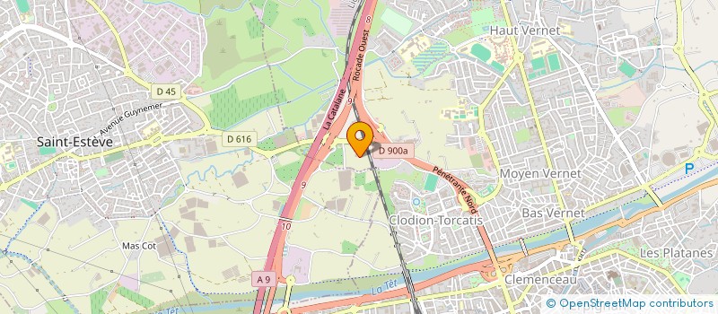 localisation de l'entreprise MONSIEUR CLAUDE GUITART à PERPIGNAN