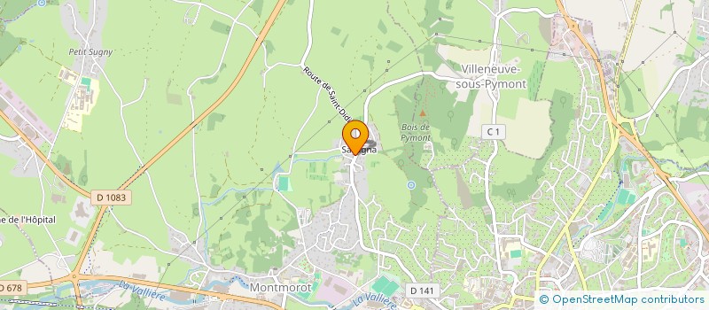 localisation de l'entreprise MONSIEUR CLAUDE GUITON  MONTMOROT