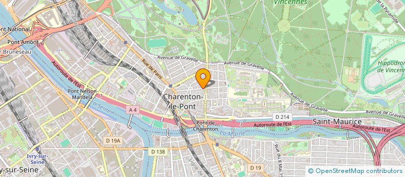 localisation de l'entreprise MONSIEUR CLAUDE GUIZONNE  CHARENTON-LE-PONT