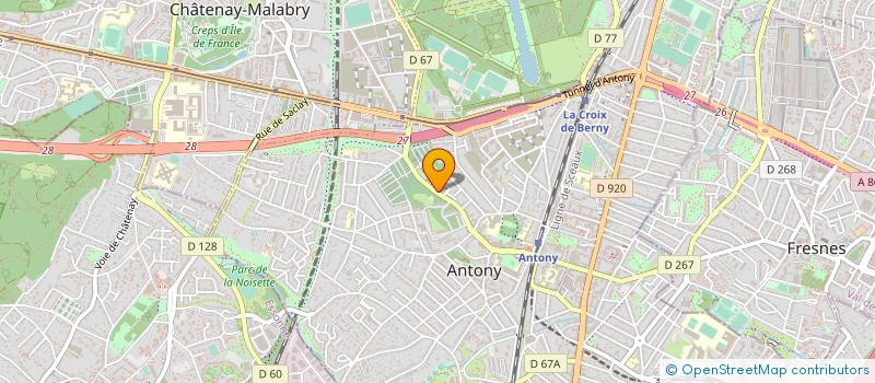 localisation de l'entreprise MONSIEUR CLAUDE GUTKNECHT à ANTONY