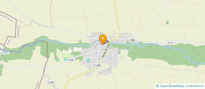 localisation de l'entreprise MONSIEUR CLAUDE GUYOT  TRAINEL