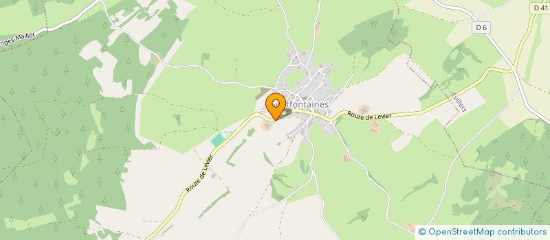 localisation de l'entreprise MONSIEUR CLAUDE GUYOT  SEPTFONTAINES