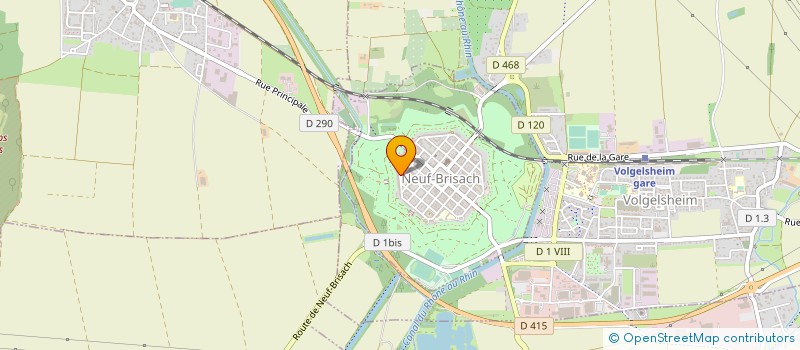 localisation de l'entreprise MONSIEUR CLAUDE HAEMMER à NEUF-BRISACH