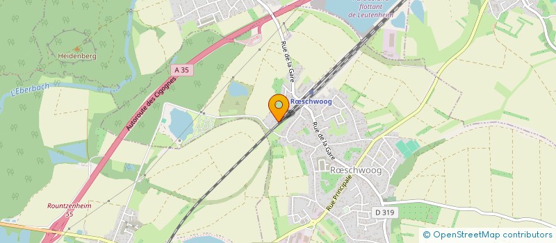 localisation de l'entreprise MONSIEUR CLAUDE HAENEL  RSCHWOOG