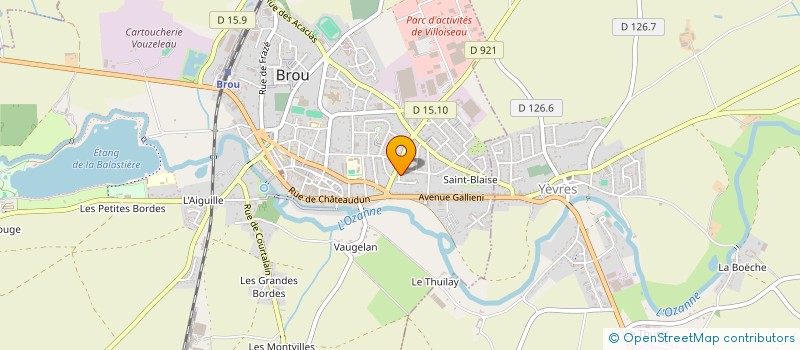 localisation de l'entreprise MONSIEUR CLAUDE HAINCOURT à DANGEAU