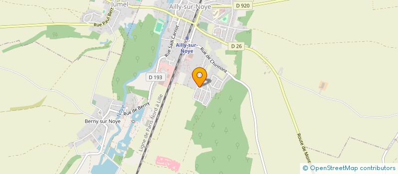 localisation de l'entreprise MONSIEUR CLAUDE HAMANI  AILLY-SUR-NOYE