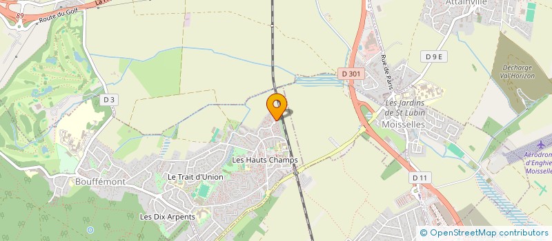 localisation de l'entreprise MONSIEUR CLAUDE HAMEN  BOUFFEMONT