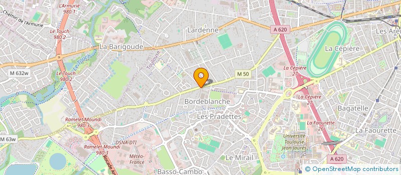 localisation de l'entreprise MONSIEUR CLAUDE HAMMOUD à TOULOUSE