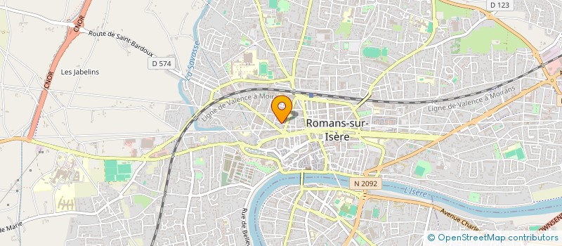 localisation de l'entreprise MONSIEUR CLAUDE HANIN à ROMANS-SUR-ISERE