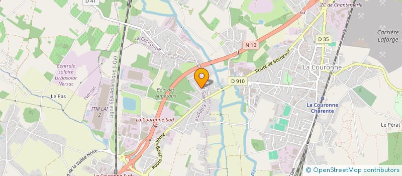 localisation de l'entreprise MONSIEUR CLAUDE HARDOUIN  ROULLET-SAINT-ESTEPHE